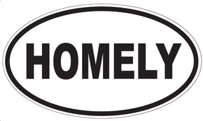 HOMELY - Oval Sticker