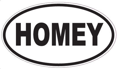 HOMEY - Oval Sticker