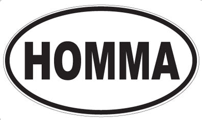 HOMMA - Oval Magnet