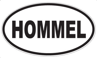 HOMMEL - Oval Magnet