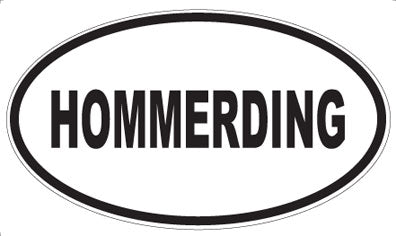 HOMMERDING - Oval Magnet