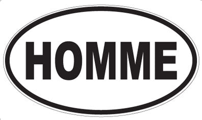 HOMME - Oval Magnet