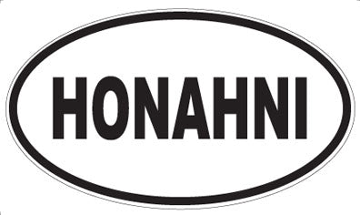 HONAHNI - Oval Sticker
