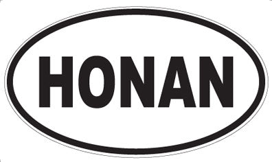 HONAN - Oval Magnet