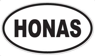HONAS - Oval Magnet