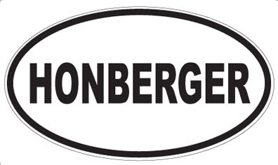 HONBERGER - Oval Magnet