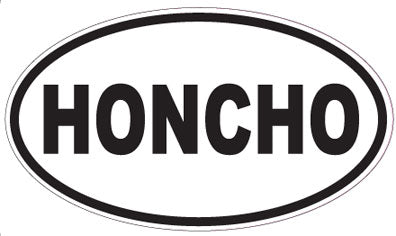HONCHO - Oval Sticker