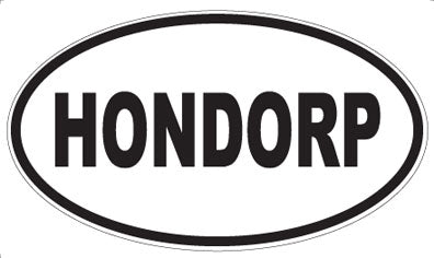HONDORP - Oval Magnet