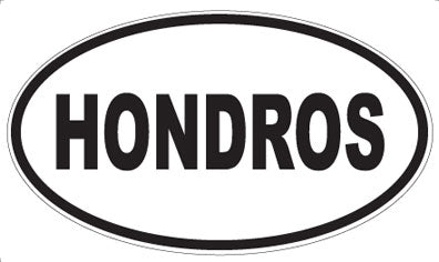 HONDROS - Oval Magnet