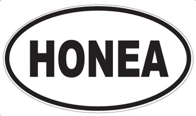 HONEA - Oval Magnet