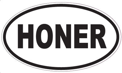HONER - Oval Sticker
