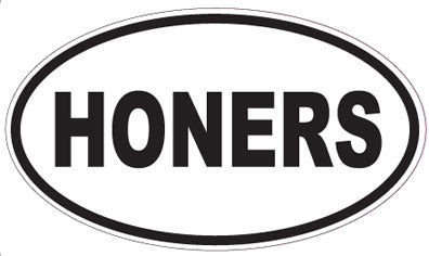 HONERS - Oval Sticker