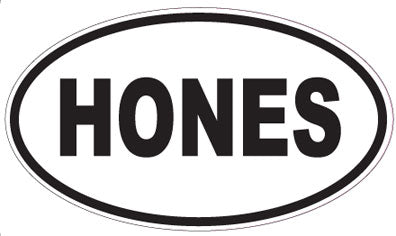 HONES - Oval Sticker