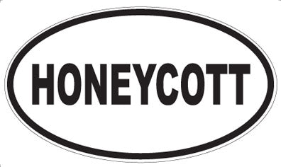 HONEYCOTT - Oval Sticker
