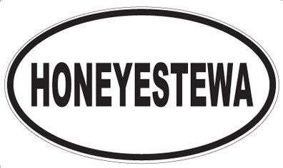 HONEYESTEWA - Oval Sticker