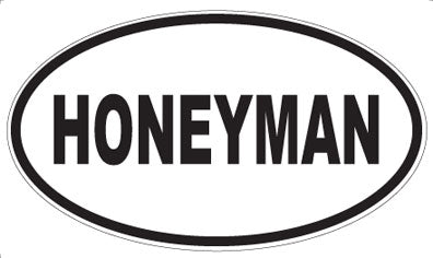 HONEYMAN - Oval Magnet
