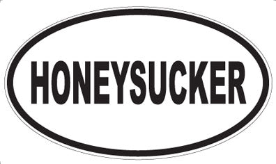 HONEYSUCKER - Oval Magnet