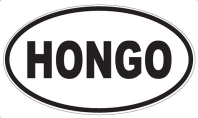 HONGO - Oval Magnet