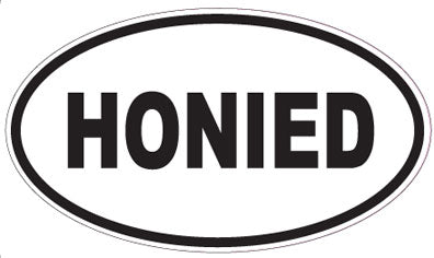 HONIED - Oval Sticker