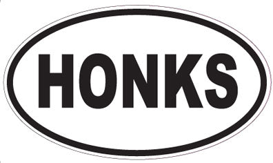 HONKS - Oval Magnet
