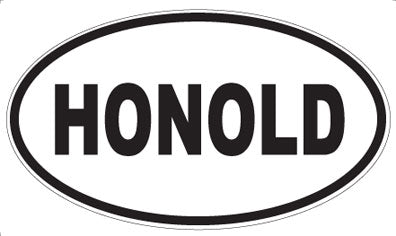 HONOLD - Oval Magnet