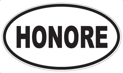 HONORE - Oval Magnet