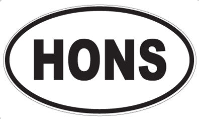 HONS - Oval Magnet
