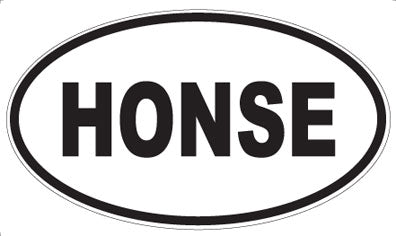 HONSE - Oval Magnet