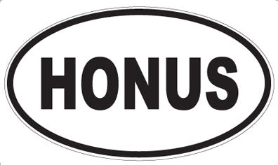 HONUS - Oval Magnet