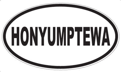 HONYUMPTEWA - Oval Sticker
