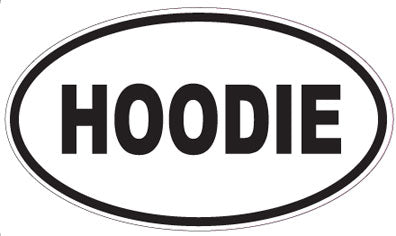 HOODIE - Oval Sticker