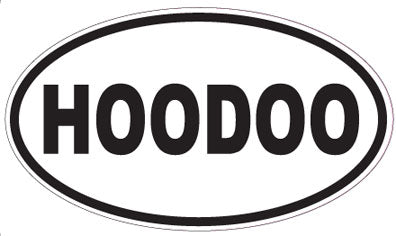 HOODOO - Oval Sticker