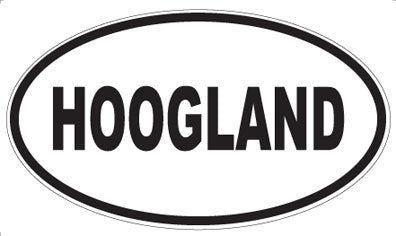 HOOGLAND - Oval Magnet