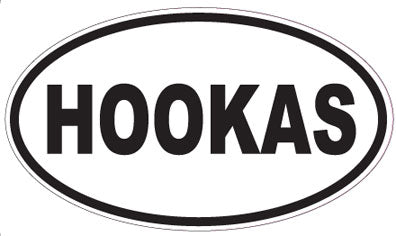 HOOKAS - Oval Sticker