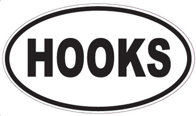 HOOKS - Oval Magnet