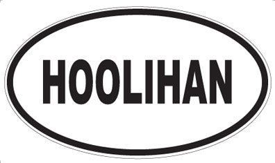 HOOLIHAN - Oval Magnet