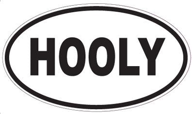 HOOLY - Oval Magnet