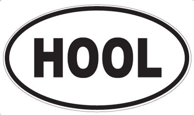 HOOL - Oval Magnet