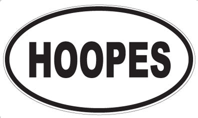 HOOPES - Oval Magnet