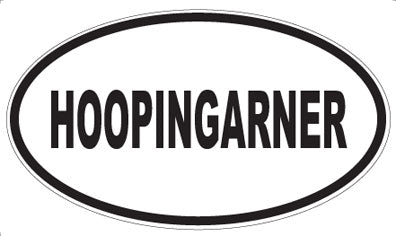 HOOPINGARNER - Oval Magnet