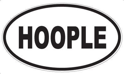 HOOPLE - Oval Magnet