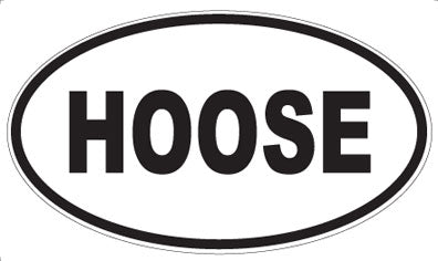 HOOSE - Oval Magnet