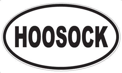 HOOSOCK - Oval Magnet
