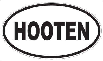 HOOTEN - Oval Magnet