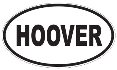 HOOVER - Oval Magnet