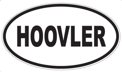 HOOVLER - Oval Sticker