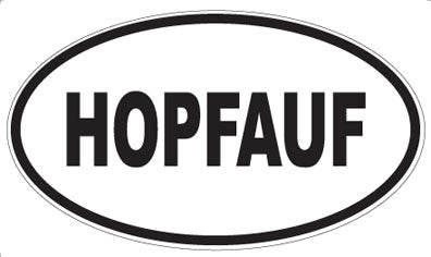 HOPFAUF - Oval Magnet