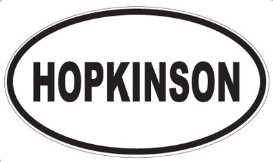 HOPKINSON - Oval Magnet