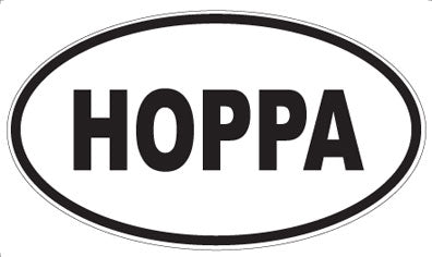 HOPPA - Oval Magnet