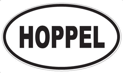 HOPPEL - Oval Magnet